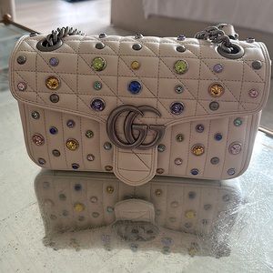 Gucci GG Marmont Embellished Crossbody